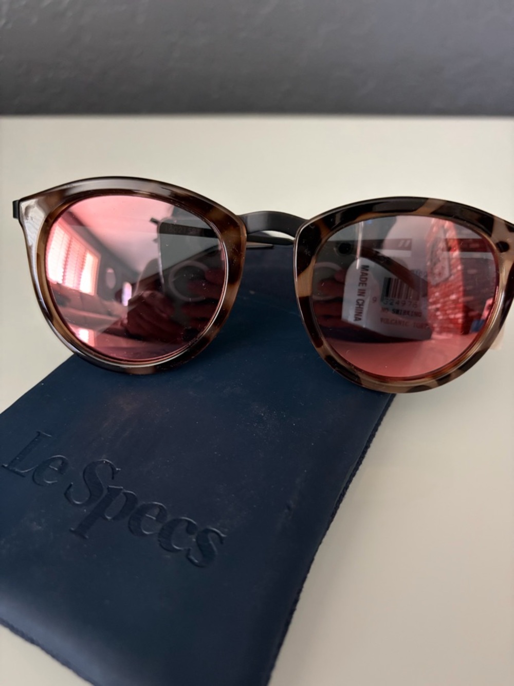 LeSpecs Tortoiseshell Round Sunglasses NWT